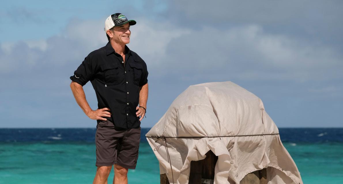 Jeff Probst filming 'Survivor 41'