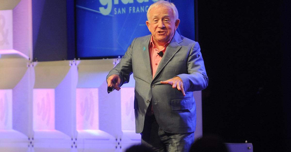 Leslie Jordan on stage