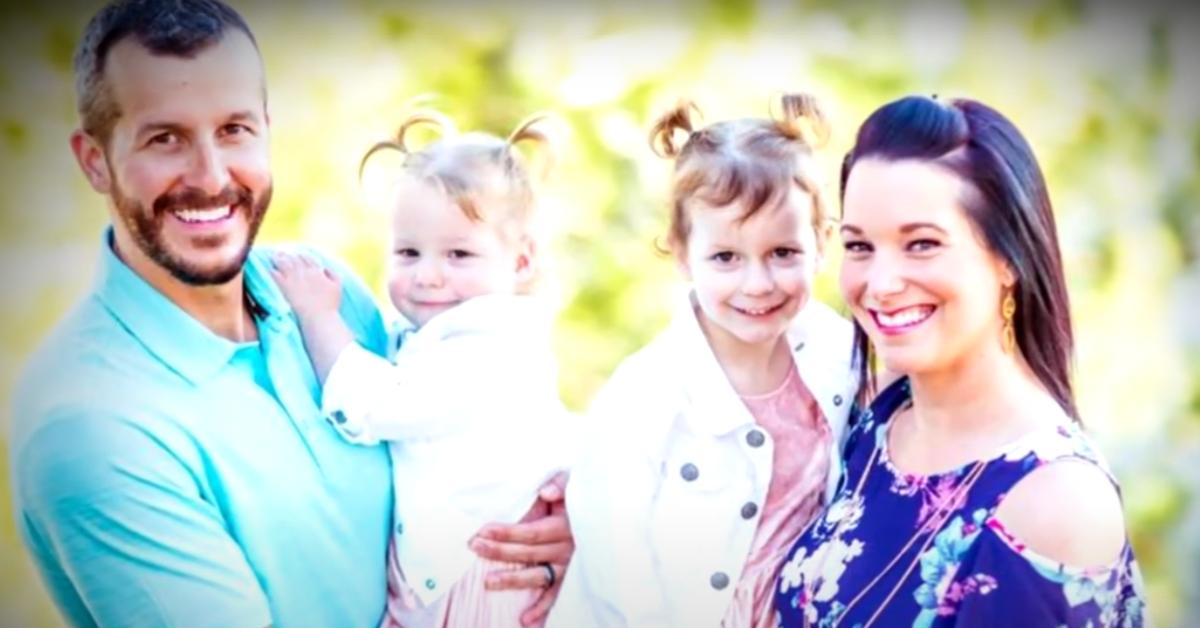 Chris Watts with his wife and daughters