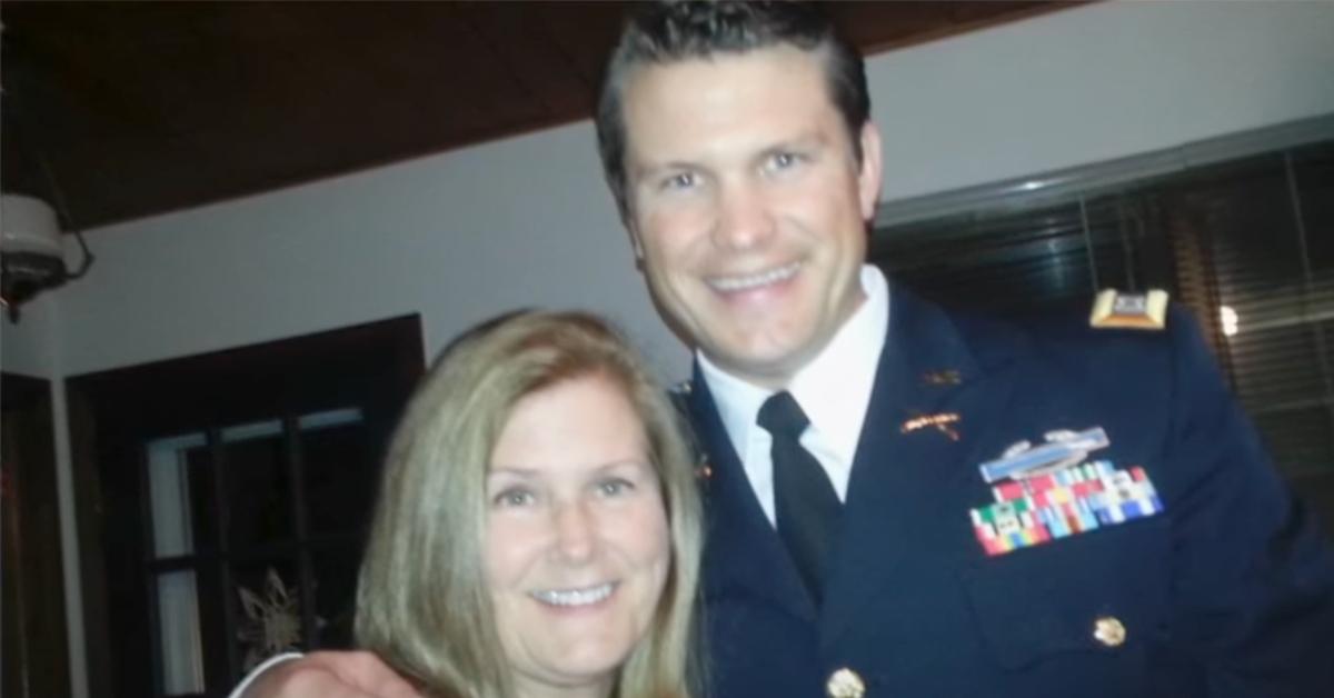 Pete Hegseth and his mother, Penelope.