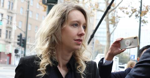 Elizabeth Holmes at her trial in November of 2022.
