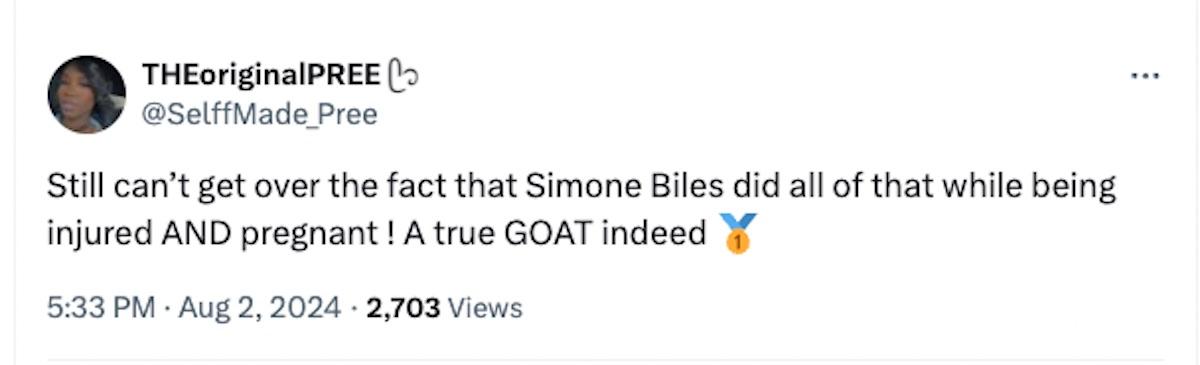 Is Simone Biles Pregnant at the 2024 Olympics? Rumors Explained