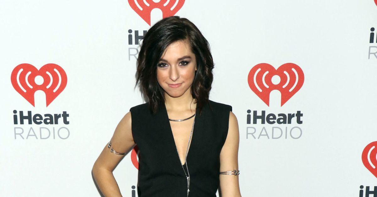 Christina Grimmie at the iHeart Radio Awards in 2015. 