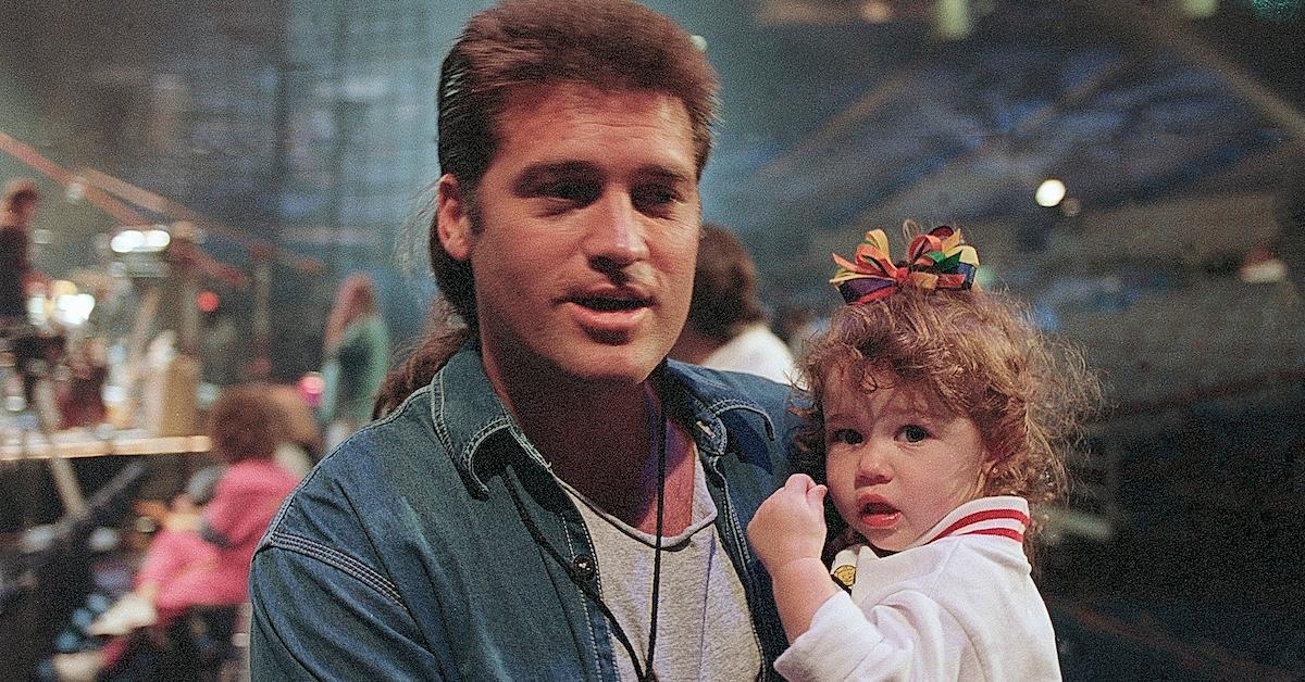 Billy Ray and baby Miley Cyrus in 1994
