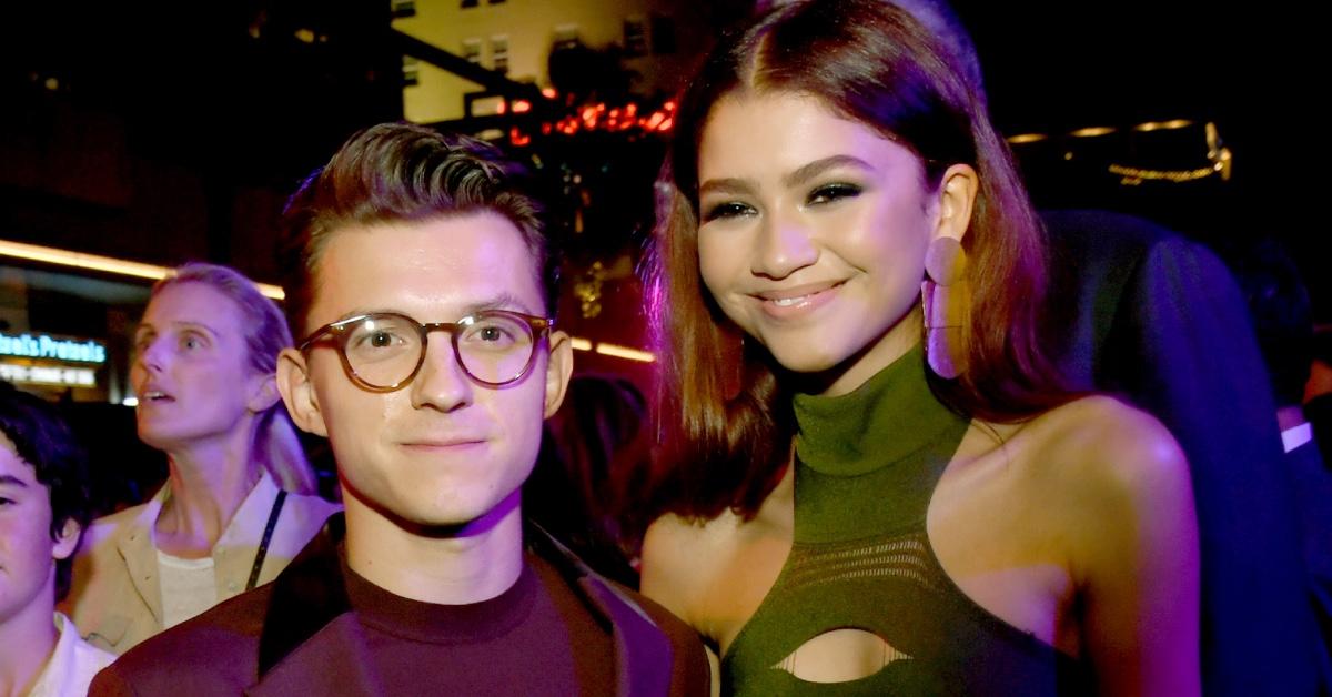 Tom Holland and Zendaya attend the 'Spider-Man: Far From Home' premiere.