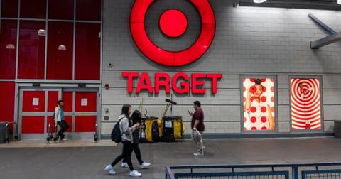 People walk by a Target store in the Harlem neighborhood in Manhattan on Sept. 28, 2023.