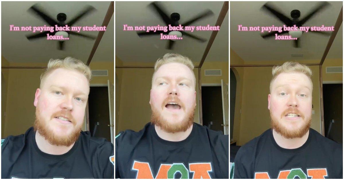 TikToker shares hack for not paying back student loans.