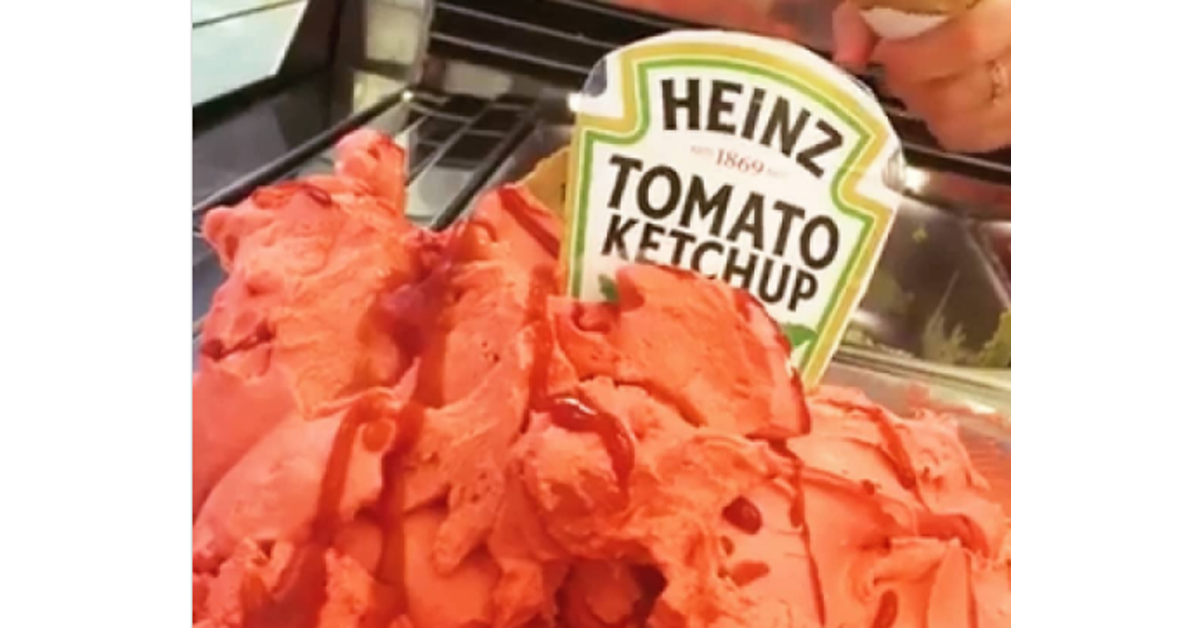 ketchup ice cream carnival