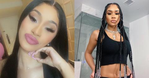 Rappers Cardi B and Saweetie