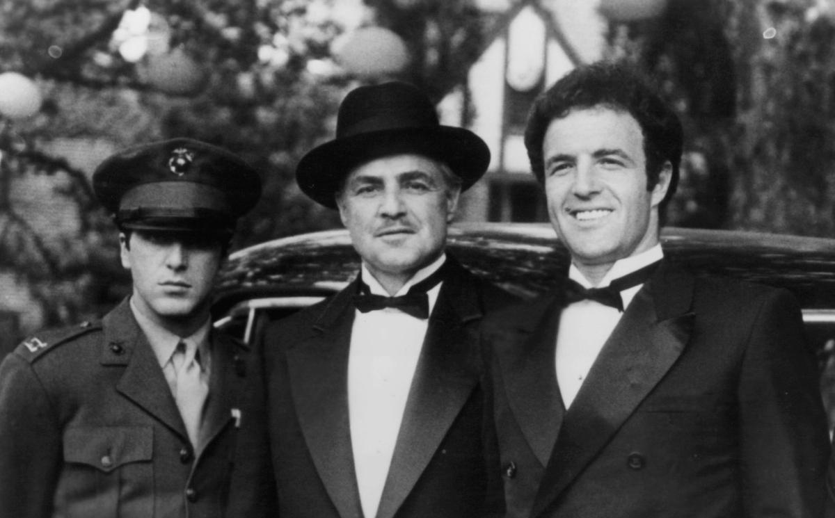 Al Pacino, Marlon Brando, and James Caan