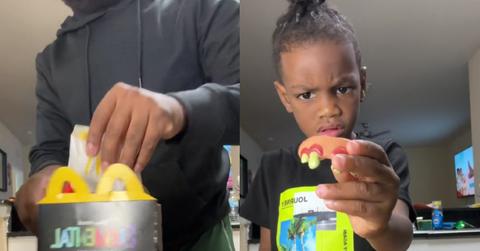 Dad Replaces Son’s Happy Meal With Homemade Food, Different Toy