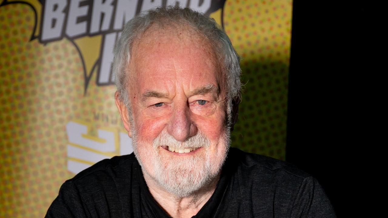 Bernard Hill attends Manchester Comic Con at Bowlers Exhibition Centre on July 30, 2022