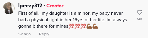 tiktoker defends daughter manager