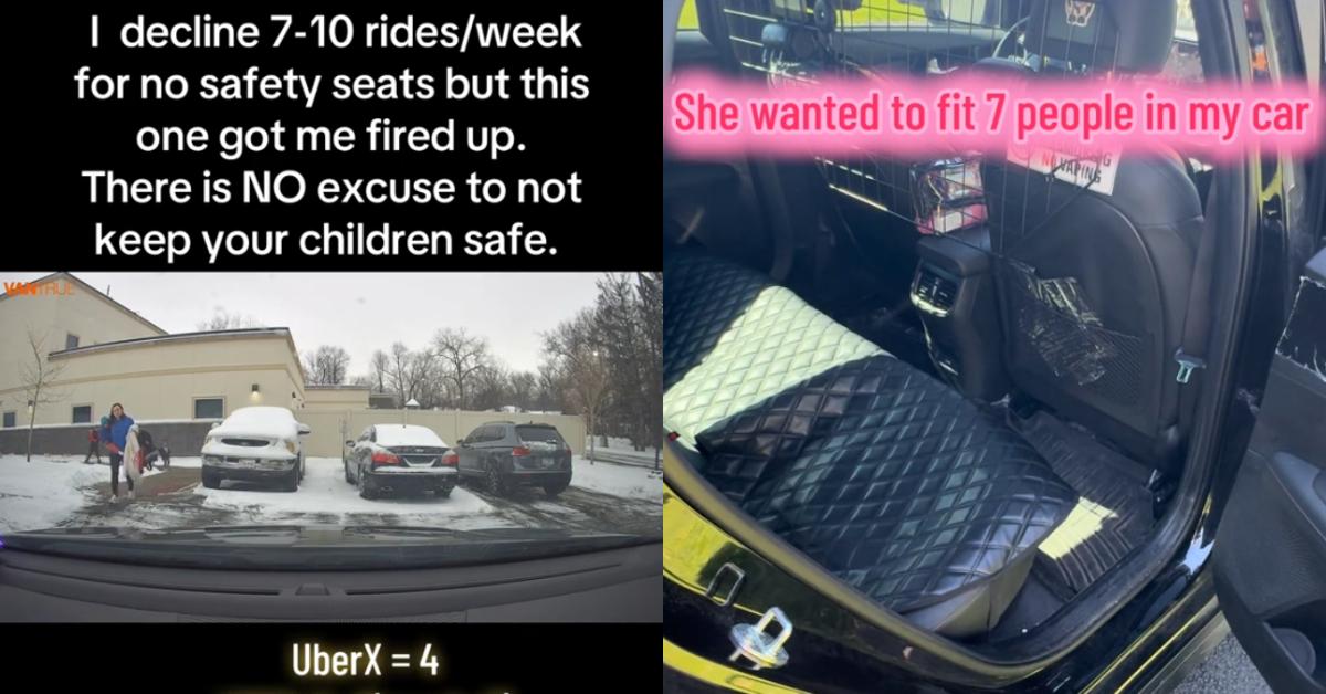 Mom Tries to Take 4-Passenger Uber With No Carseats for 6 Kids