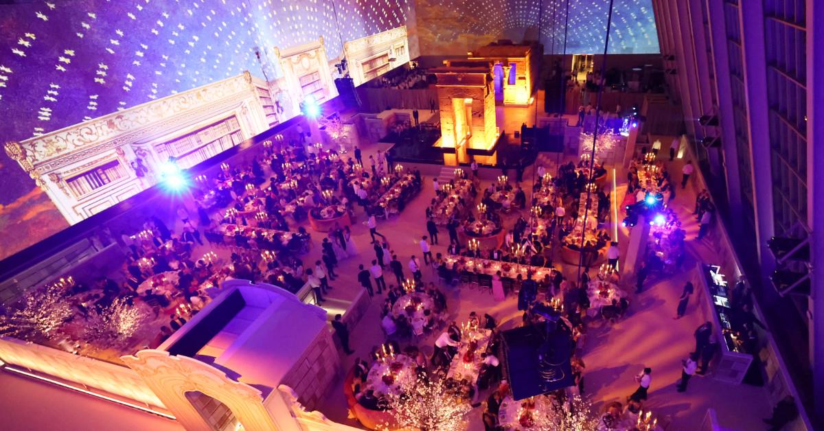 An interior view at the 2023 Met Gala on May 1, 2023, in New York City