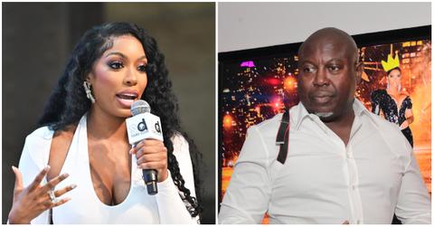 (l-r): Porsha Williams and Simon Guobadia