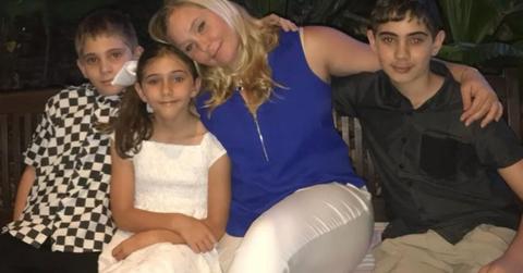 Virigina Giuffre with her three children.