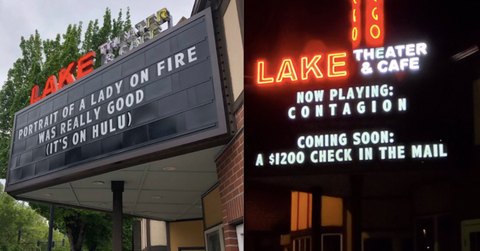 featured theater signs