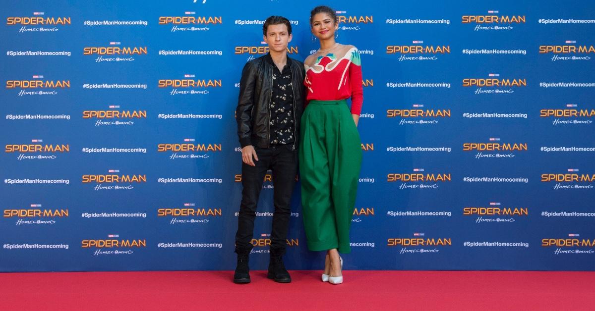 Tom Holland and Zendaya at the 'Spider-Man: Homecoming' premiere.