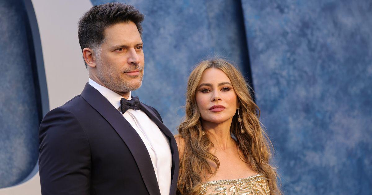 Sofia Vergara and Joe Manganiello attend the 2023 Vanity Fair Oscar Party