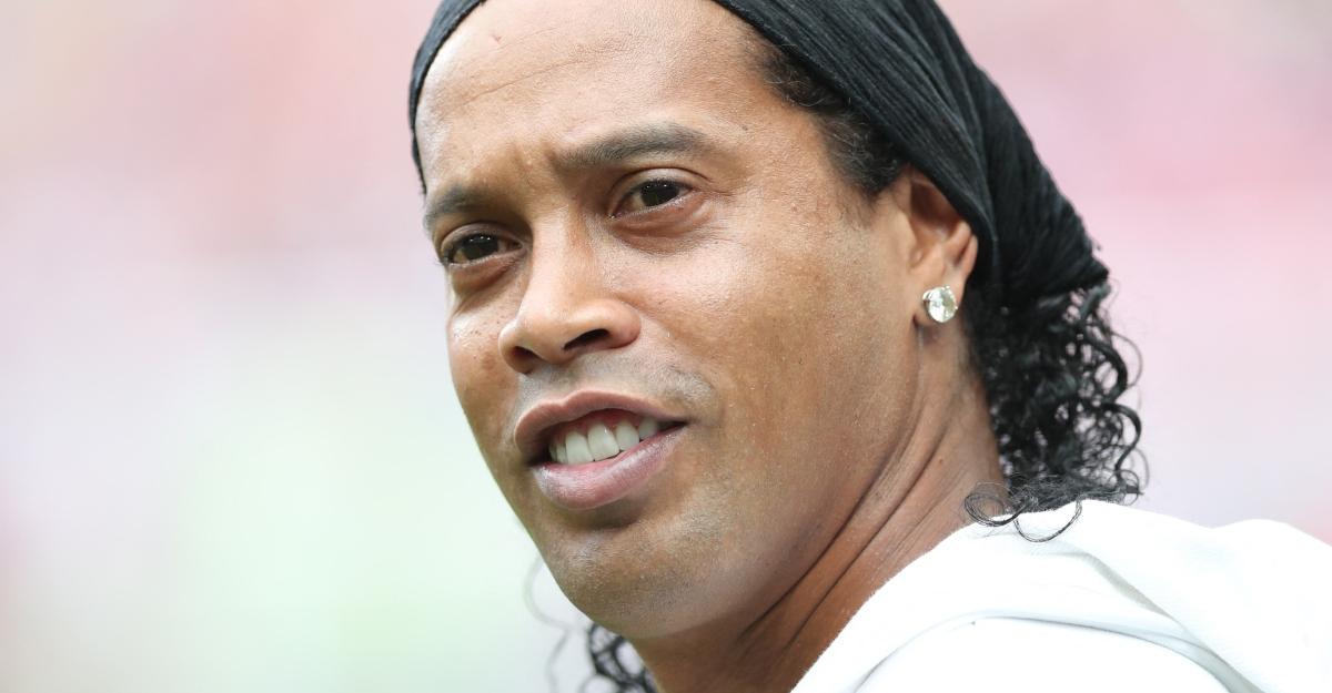 Ronaldinho at the FIFA world cup in 2018