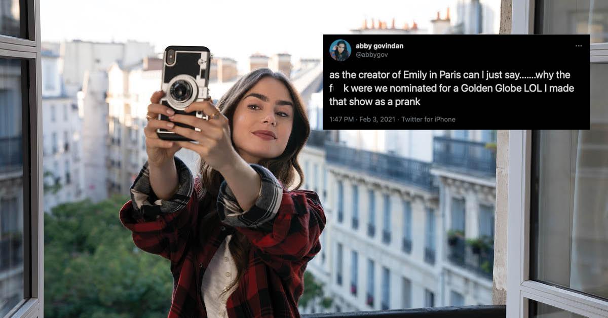 Emily in Paris prank