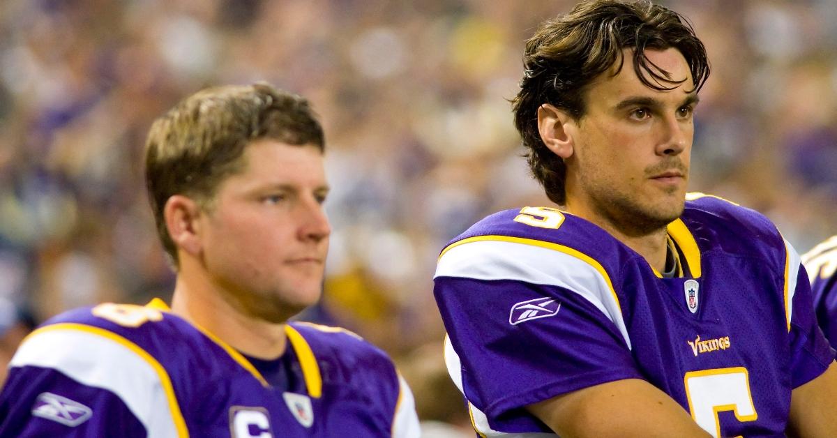 Chris Kluwe and #8 Kicker Ryan Longwell at Texans vs Vikings game in 2008