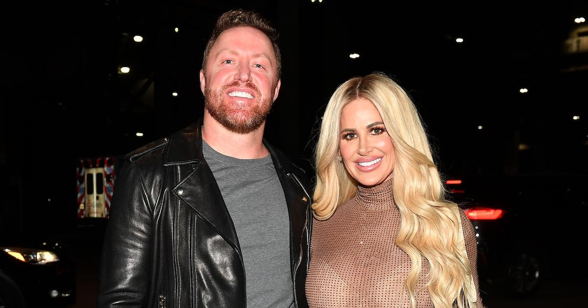 Kroy Biermann and Kim Zolciak-Biermann are seen arriving outside the Post Malone concert at State Farm Arena on Oct. 18, 2022