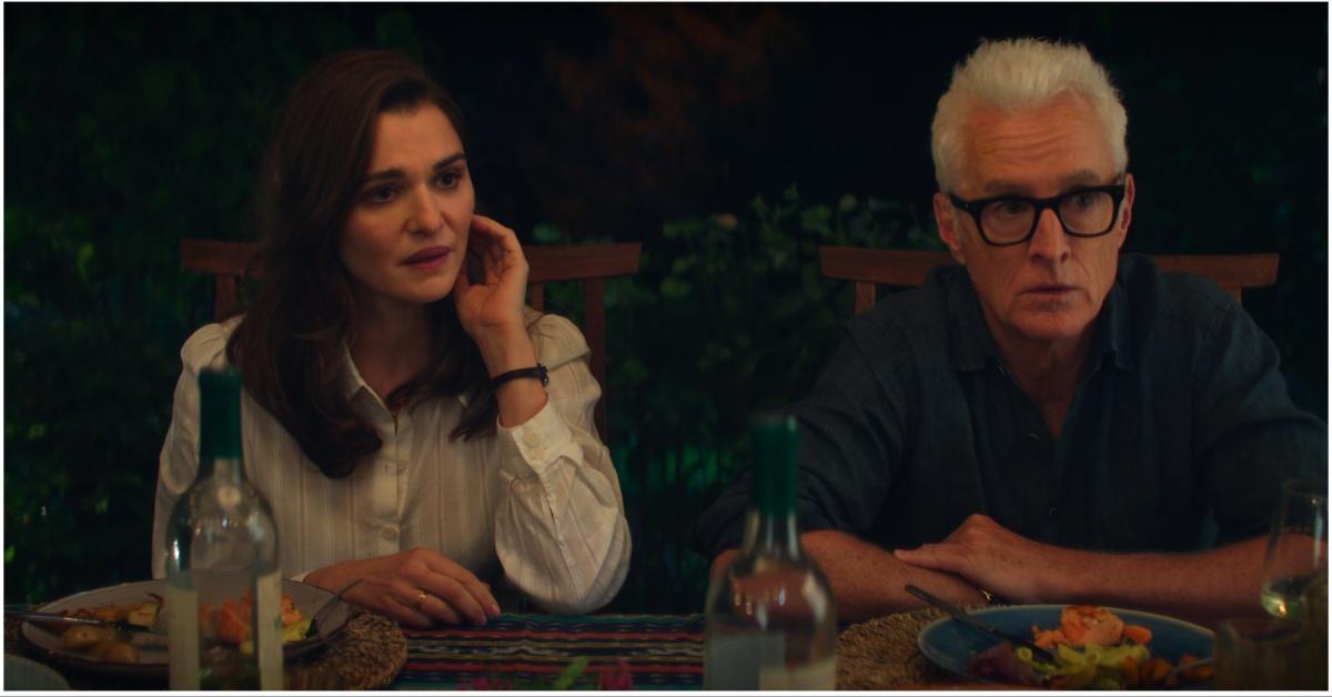 Rachel Weisz and John Slattery from Netflix's Vladimir