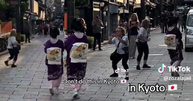 Rude Tourist Photographs Geisha, Gets Slammed Online