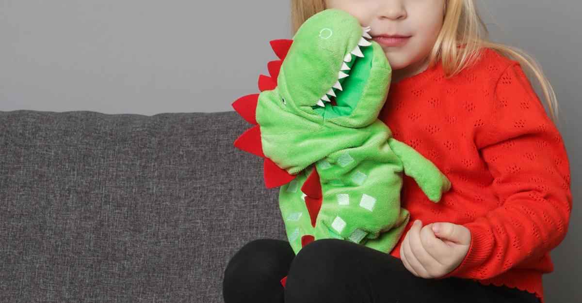 Stuffed dinosaur