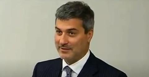 Paolo Macchiarini wearing a suit