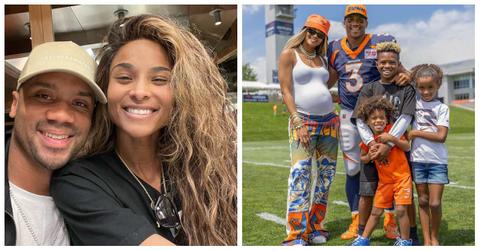 russell wilson and ciara and their family