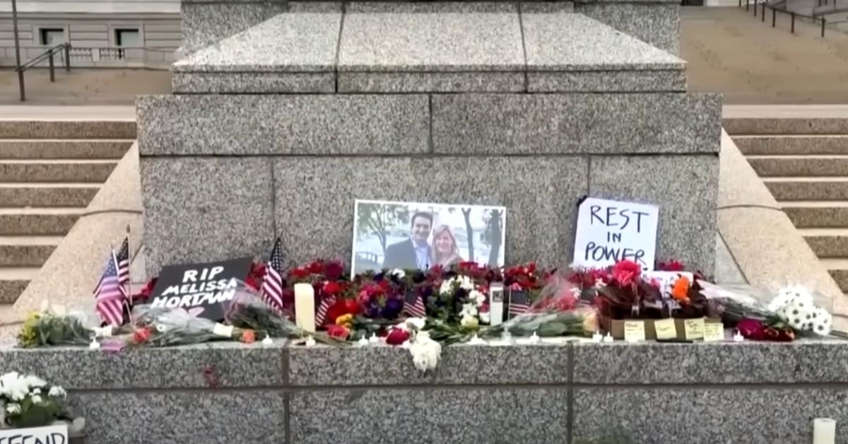 Memorial for the victims of the Minnesota shooting