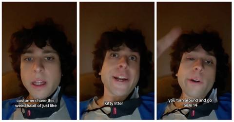 A man talks about rude customers who talk like search engines