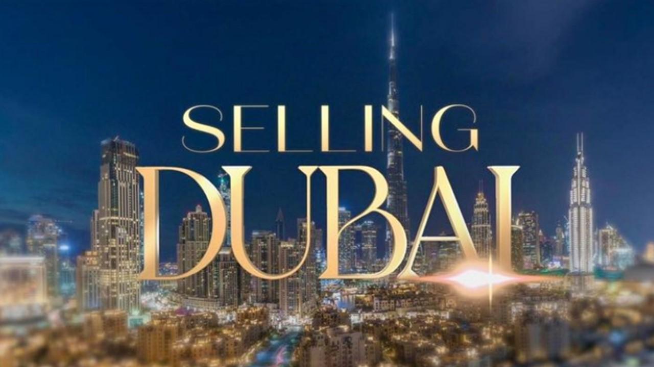 'Selling Dubai' logo with a city backdrop
