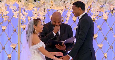 milton and lydia on their wedding day