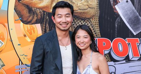 Canadian actor Simu Liu and his longtime girlfriend, Allison Hsu, in August 2024.