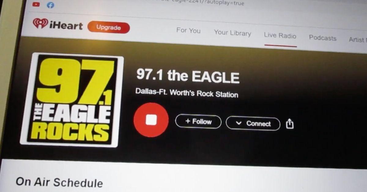 What happened to the radio station 97 1 the eagle details