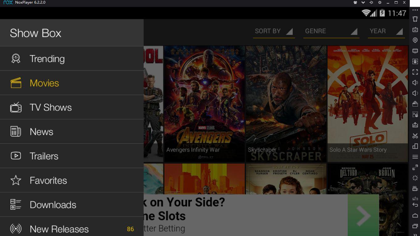 showbox movies.com