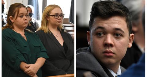 (L-R): Wendy Rittenhouse, Faith Rittenhouse; Kyle Rittenhouse