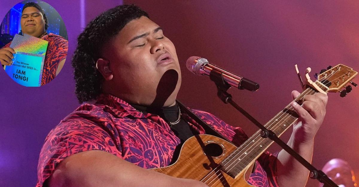 Iam Tongi performs on 'American Idol'.