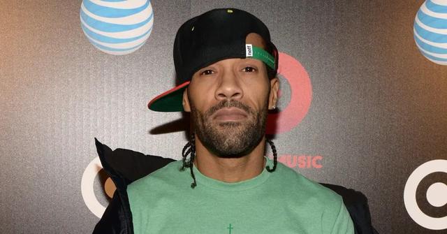 Redman in a green shirt and black hat at the Beats Music Launch Party at Belasco Theatre on Jan. 24, 2014