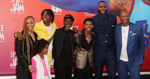 LeBron James and his family attend the premiere of Warner Bros ;Space Jam: A New Legacy'