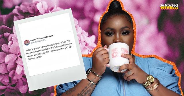 Dasha Kennedy montage with tweet