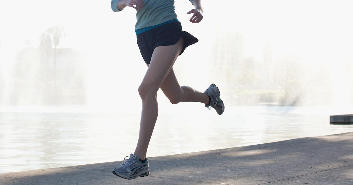 jogging woman