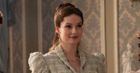 Francesca in the sitting room of her home in Season 3 of 'Bridgerton'