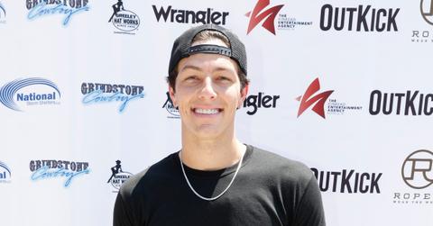 tayler holder black shirt and hat