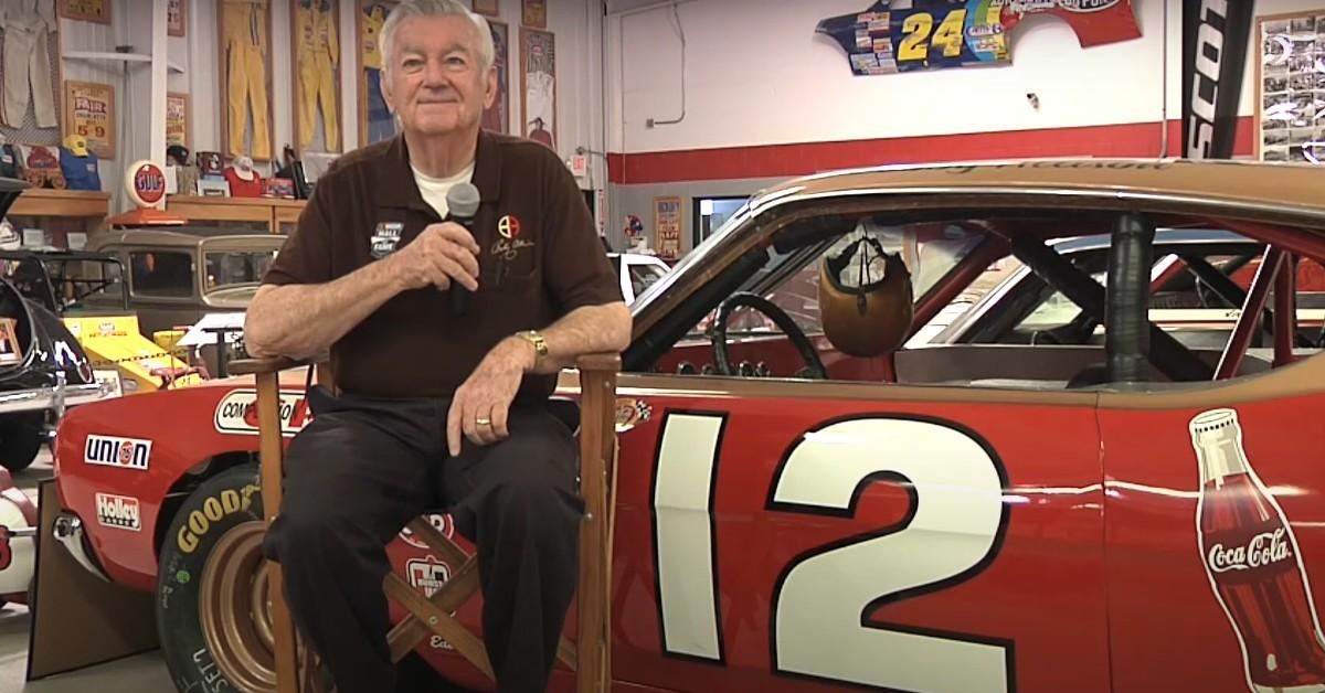 Bobby Allison during an interview