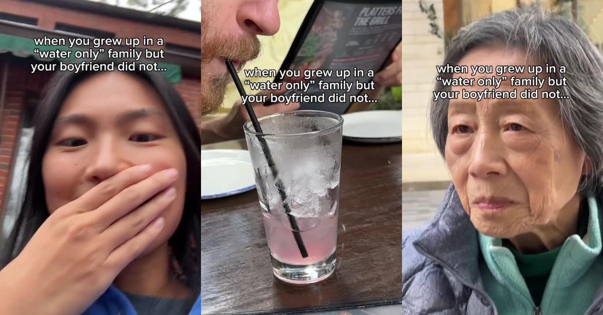 Boyfriend Orders Drink with Woman’s “Water Only” Family